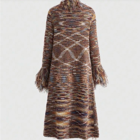 Multicolor Fringe Cardigan Jacket - Picture 4 of 4